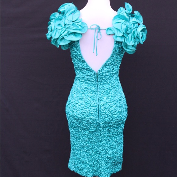 NWT Vintage 80s Betsy & Adam Party Dress- Size Medium - Picture 4 of 4